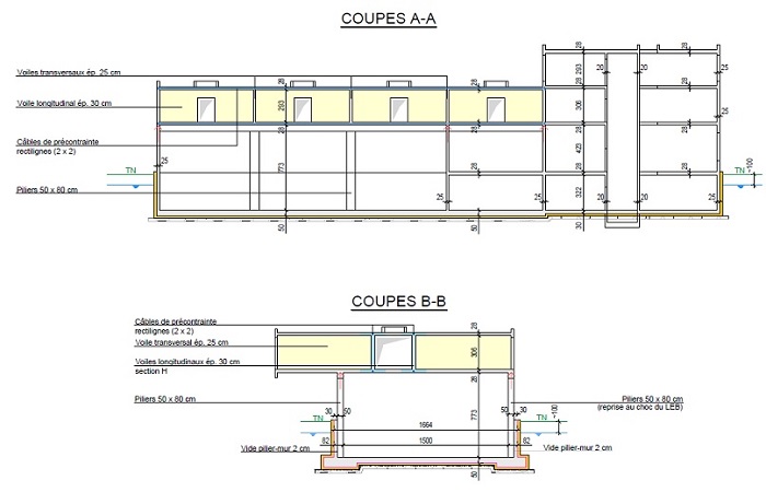 Projet: école et salle de gym